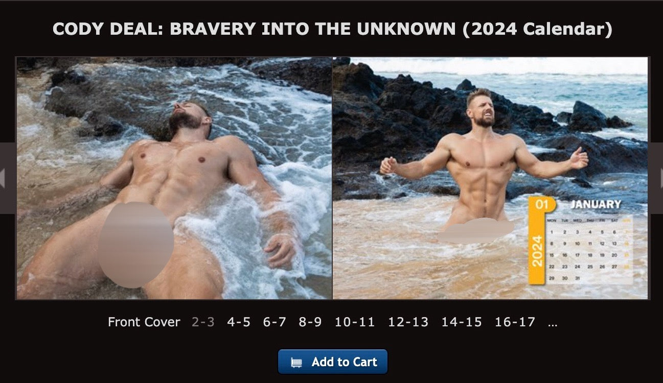 CODY DEAL: BRAVERY INTO THE UNKNOWN (2024 Calendar)