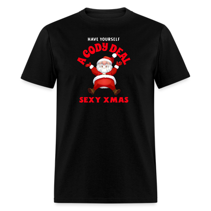 Sexy Xmas Cody Deal T-Shirt (Limited Edition) - black