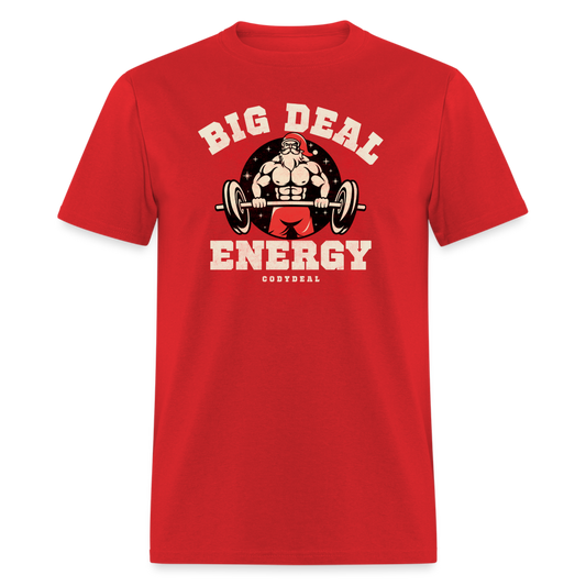 B.D.E. Santa T-Shirt RED (Designed by Cody Deal) - red